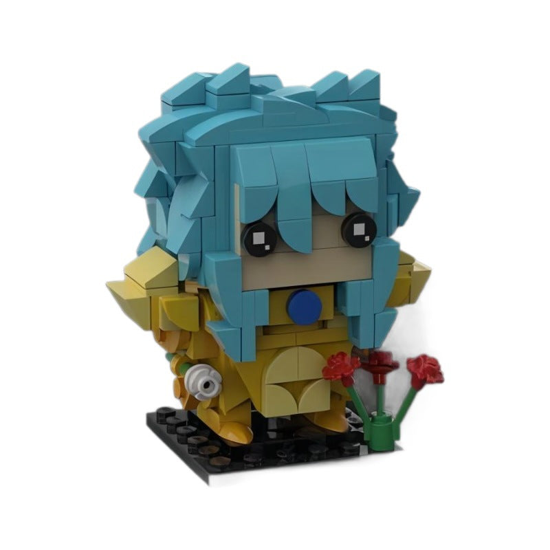 pisces no aphrodite brickheadz building set | saint seiya | moc-96409 - 2