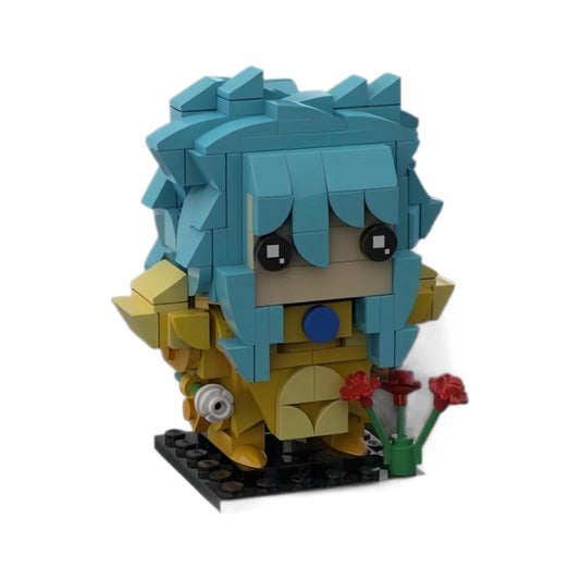 pisces no aphrodite brickheadz building set | saint seiya | moc-96409 - 2