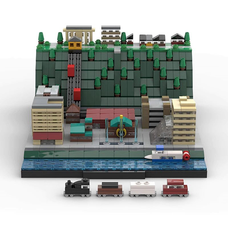 pittsburgh pennsylvania - mount washington skyline building set | moc-63362 - 5