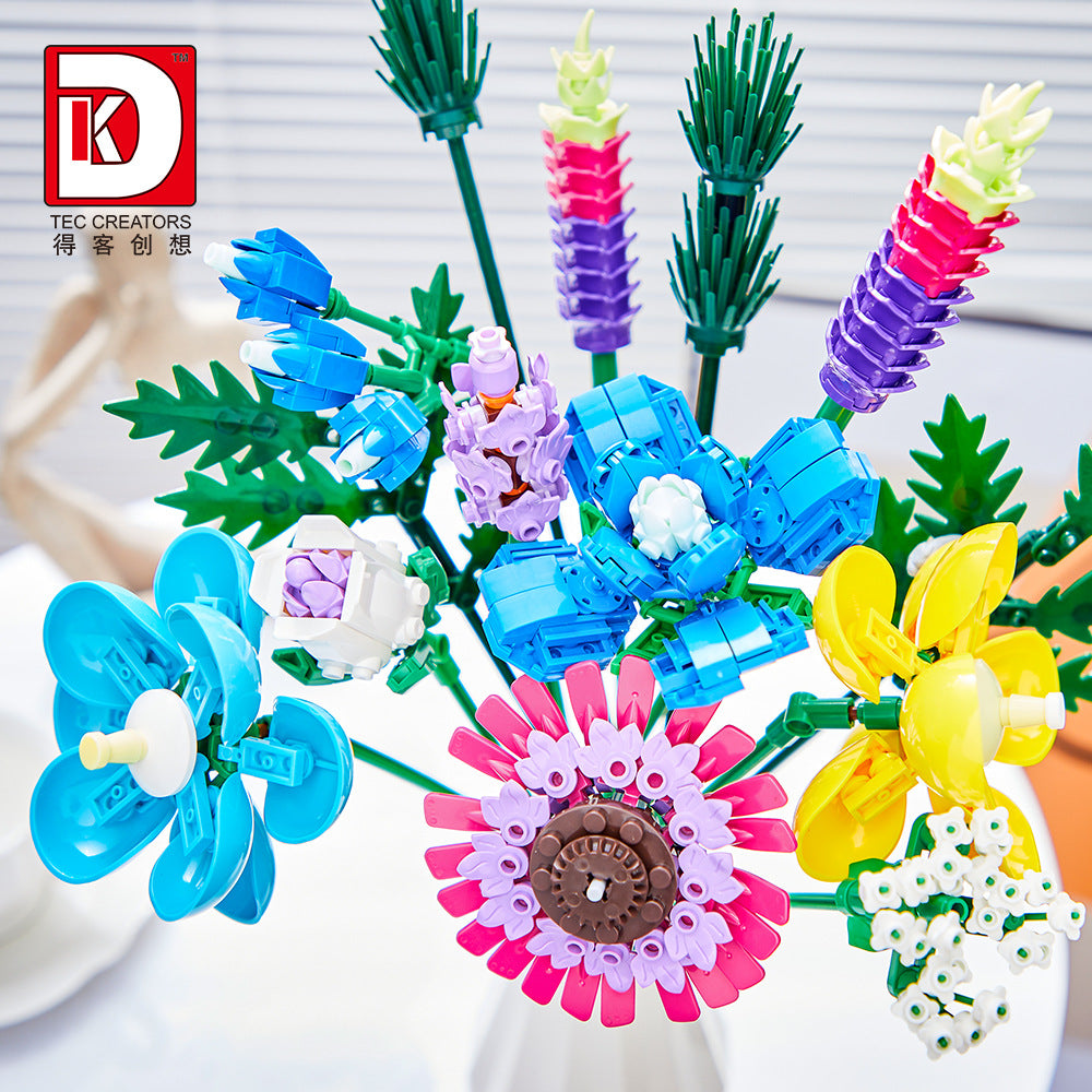 plant flower bouquet - 528 pcs | dk 3028 - 2