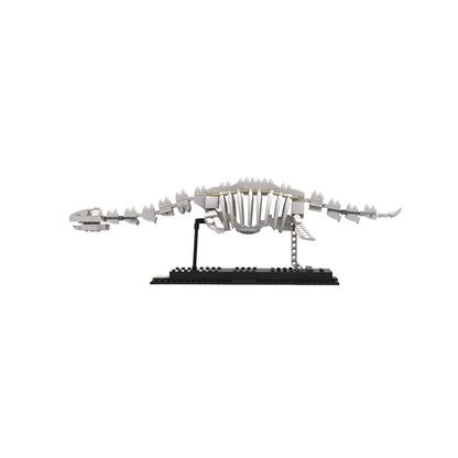plesiosaurus and an armoured fish fossils building set | moc-43223 - 4