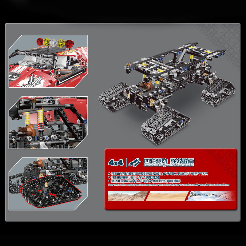 polar region explorer rc building blocks | mouldking 18010 - 4