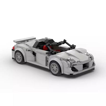 porsche 918 spyder 8 studs wide building set - 1