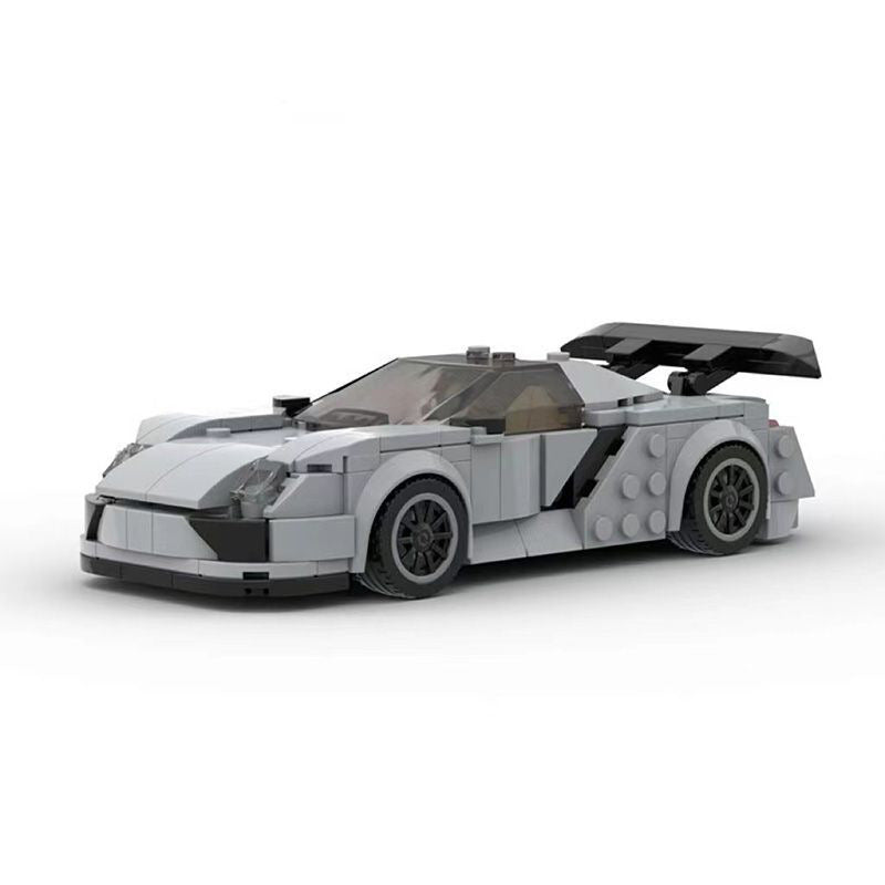 porsche 918 spyder 8 studs wide building set | moc-95674 - 1