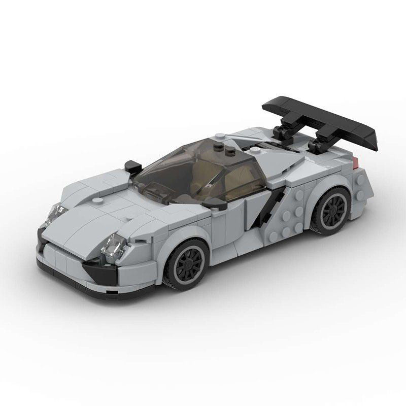 porsche 918 spyder 8 studs wide building set | moc-95674 - 6