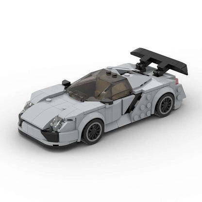 porsche 918 spyder 8 studs wide building set | moc-95674 - 6