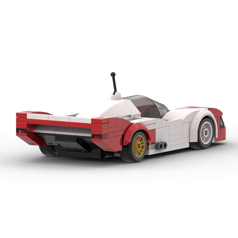 porsche 956 - le mans 1983 marlboro building set | moc-132261 - 3