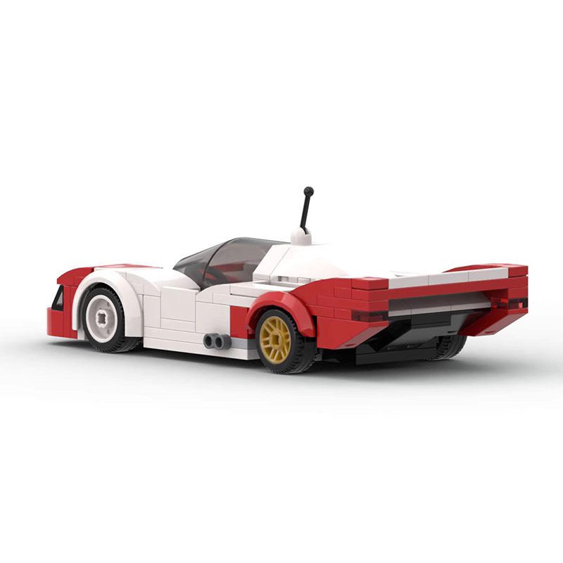 porsche 956 - le mans 1983 marlboro building set | moc-132261 - 4
