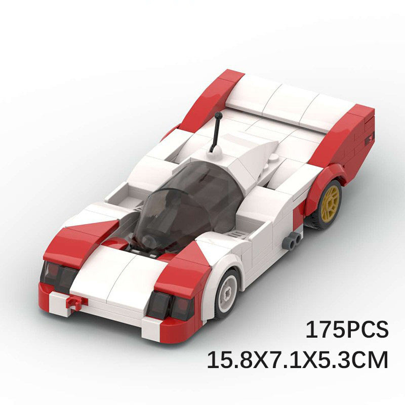 porsche 956 - le mans 1983 marlboro building set | moc-132261 - 6