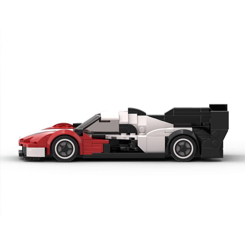 porsche 963 building set | 301 pcs lego compatible moc - 4