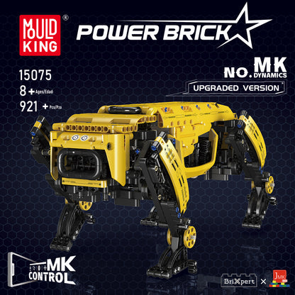 power robot dog building kit - 936 pcs | mouldking 15075 - 1