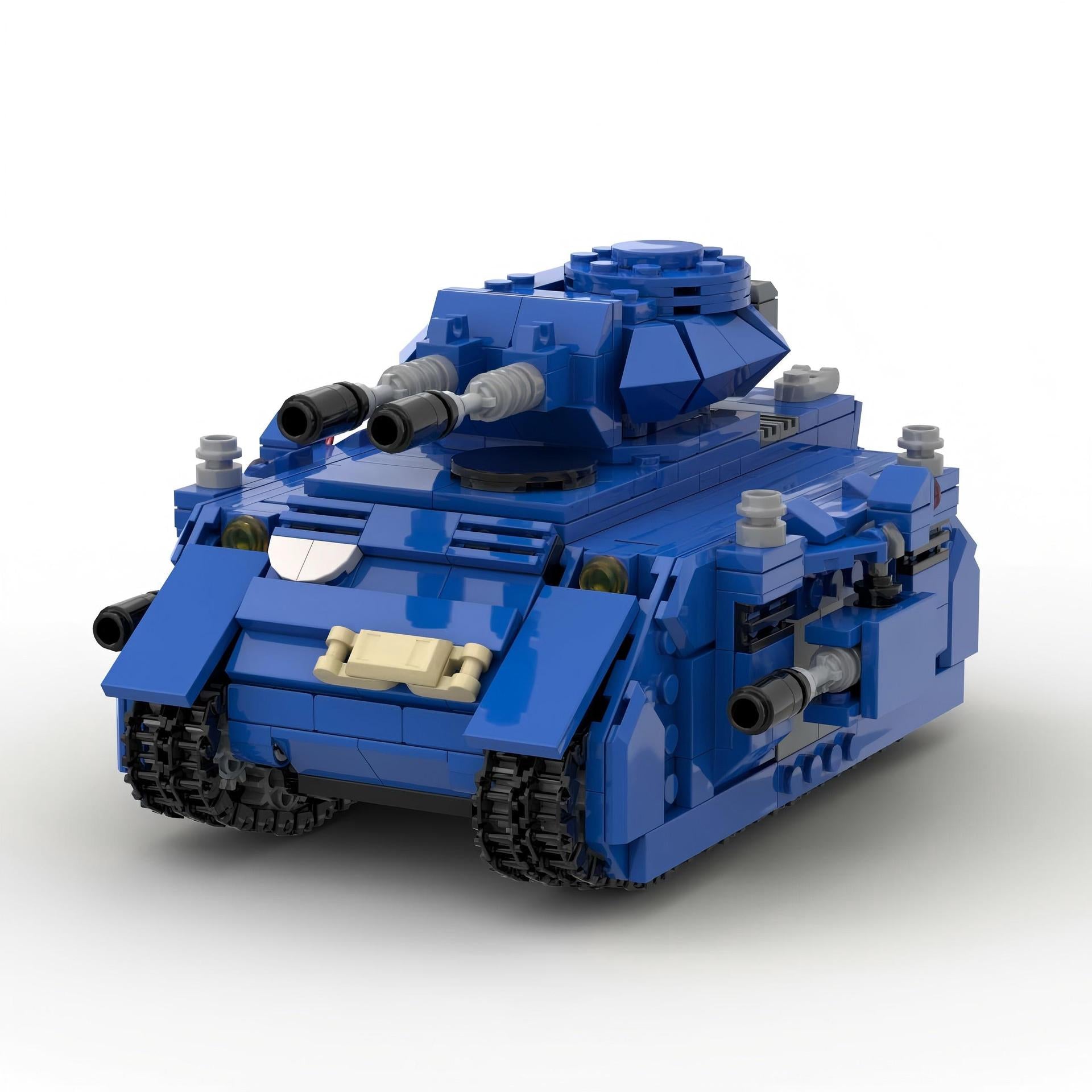 predator tank building set | warhammer 40k | moc-175617 - 5