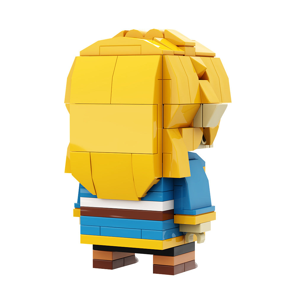 princess zelda brickheadz building set | lego compatible - 4