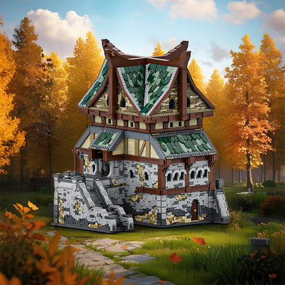 proudspire manor building set | elder scrolls | lego compatible - 1