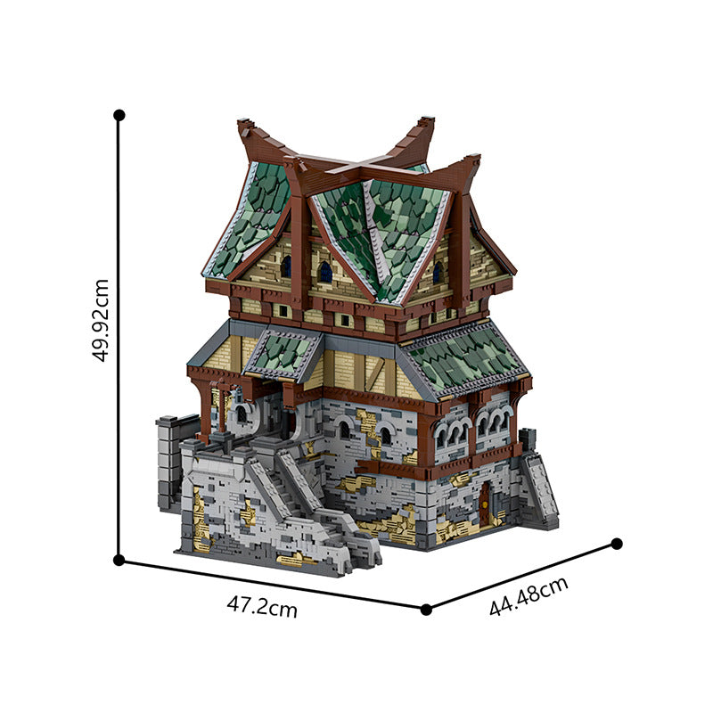 proudspire manor building set | elder scrolls | lego compatible - 4