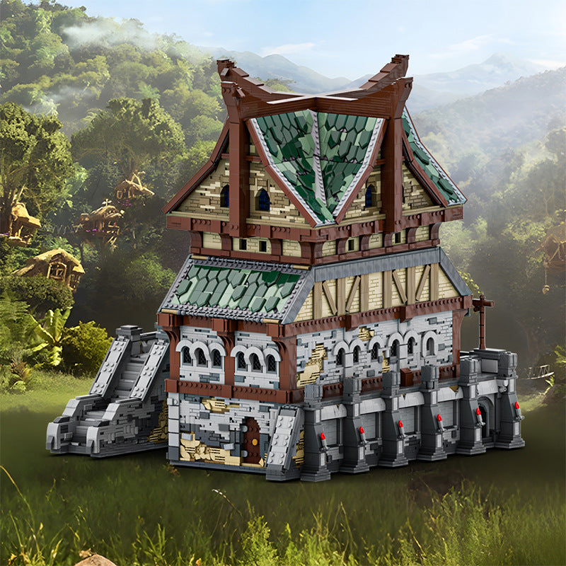 proudspire manor building set | elder scrolls | lego compatible - 6