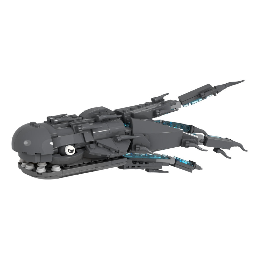 purrgil space whale building set | moc-200357 - 3
