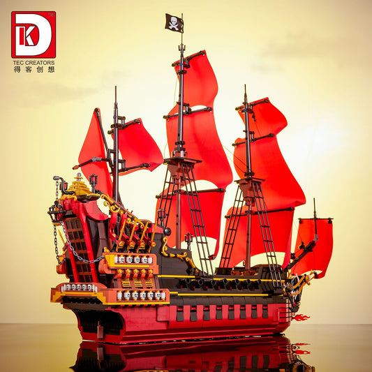 queen anne's revenge pirate ship - 3694 pcs | dk 6002 - 3