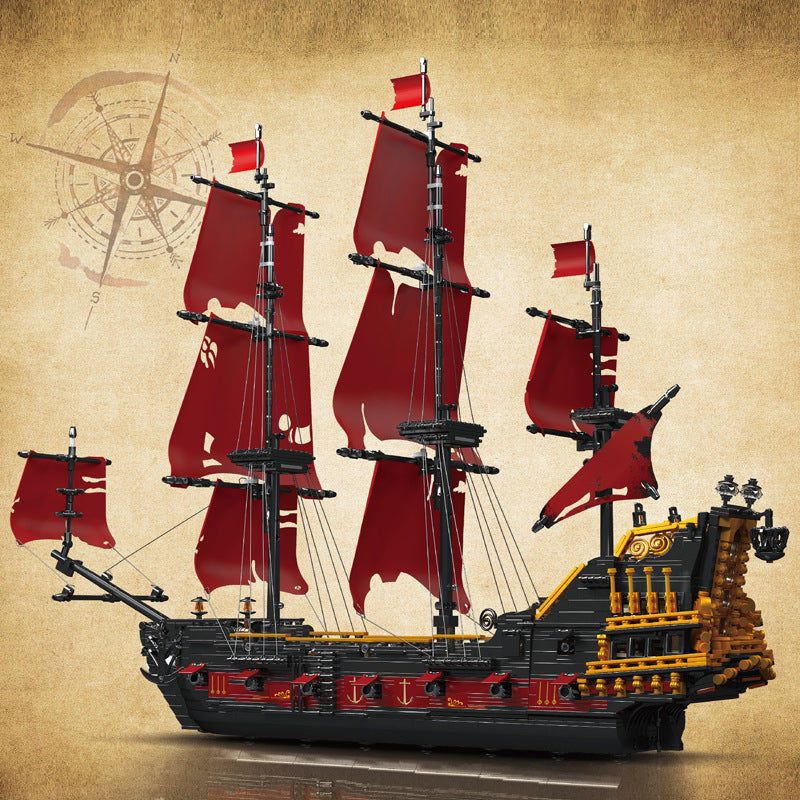 queen pirate ship model building set - | mouldking 13109 - 2