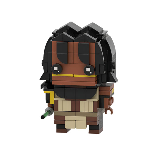 quinlan vos brickheadz building set | star wars | lego-compatible - 1
