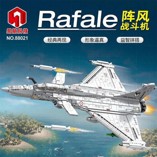 rafale fighter building block set - juhang 88021 - 1