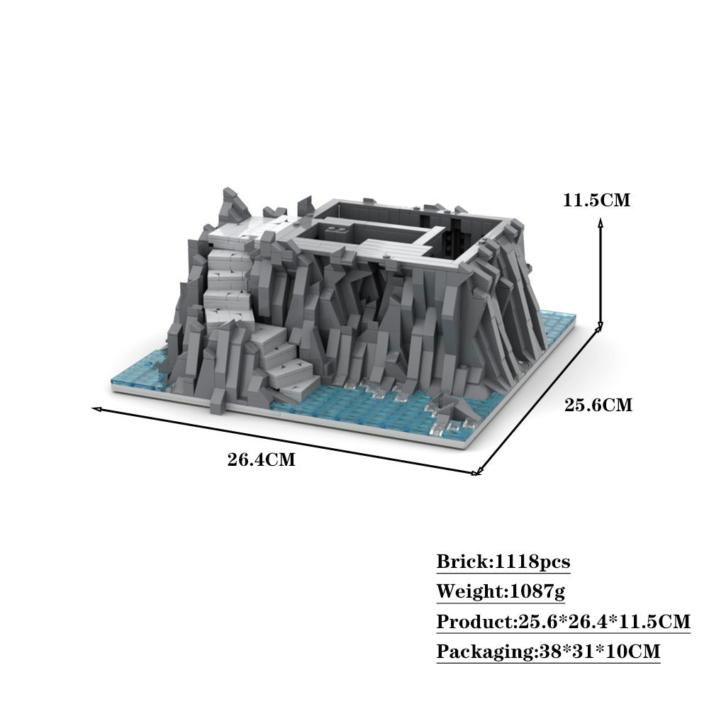 raised baseplate for castle sets | moc-177710 - 4