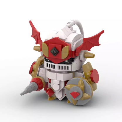 red knight digimon brickheadz moc set | lego-compatible 216 pcs - 3