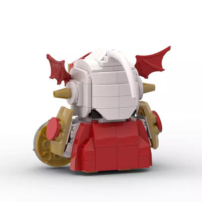 red knight digimon brickheadz moc set | lego-compatible 216 pcs - 4