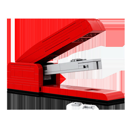 red swingline stapler building set | office space | lego compatible - 3