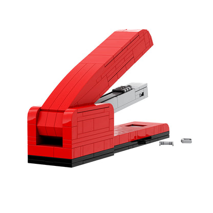 red swingline stapler building set | office space | lego compatible - 5