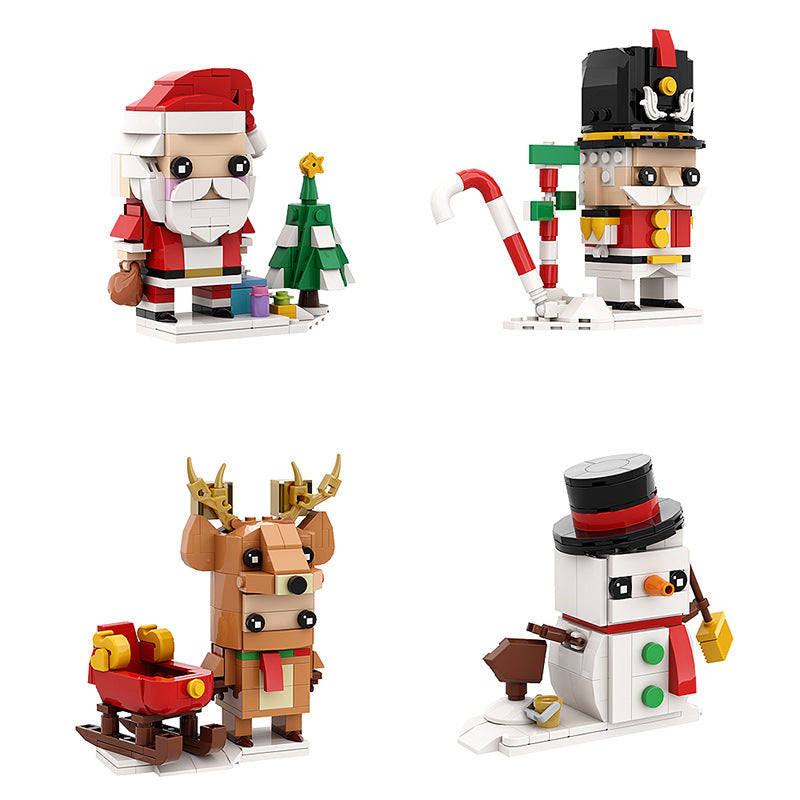 reindeer building set | lego compatible - 1