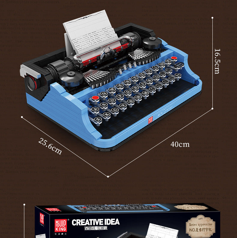 retro typewrite building set - 2139 pcs | mouldking 10032 - 8