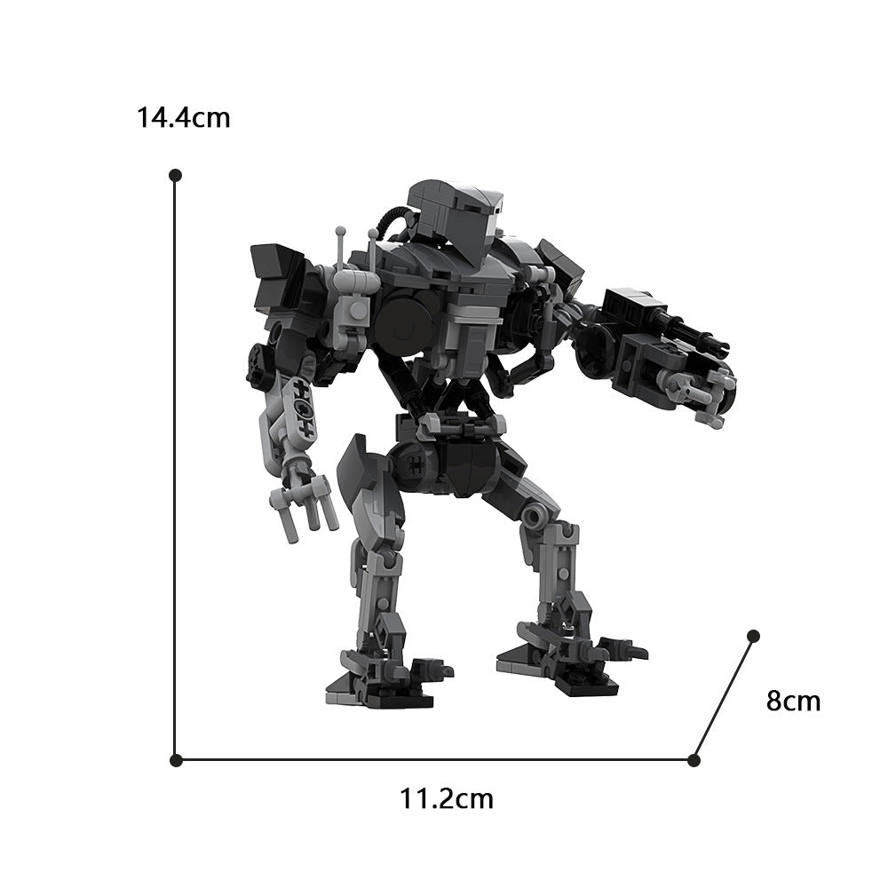 robo cain from cyborg endboss from robo cop 2  1990 - mech mecha gundam - 2