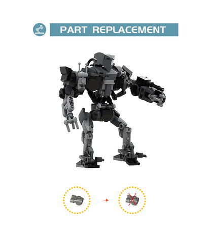 robo cain from cyborg endboss from robo cop 2  1990 - mech mecha gundam - 3