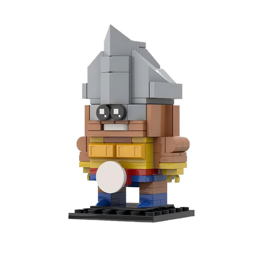 rocky gibraltar brickheadz moc building set | toy story | lego compatible - 1