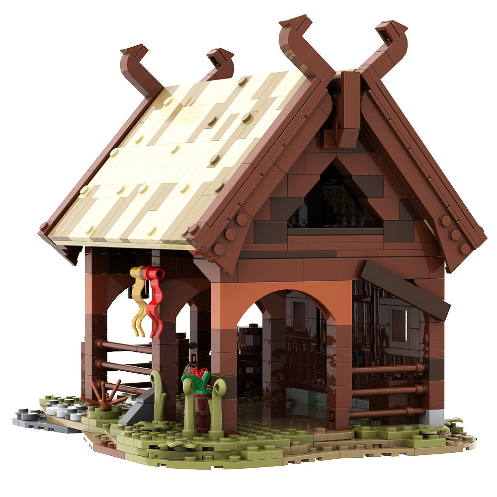 rohan stable building set | lotr | moc-139263 - 3