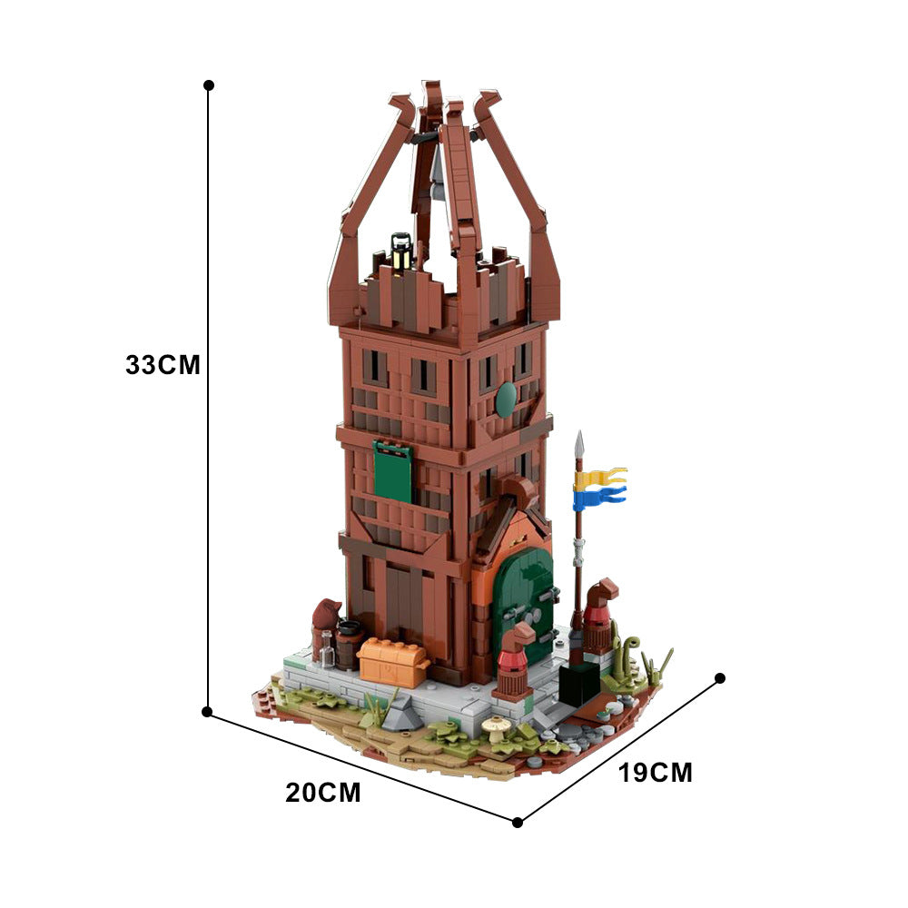 rohan watchtower middle-earth building set | lotr | moc-137941 - 4