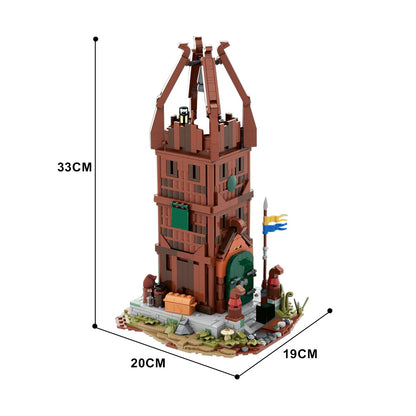 rohan watchtower middle-earth building set | lotr | moc-137941 - 4