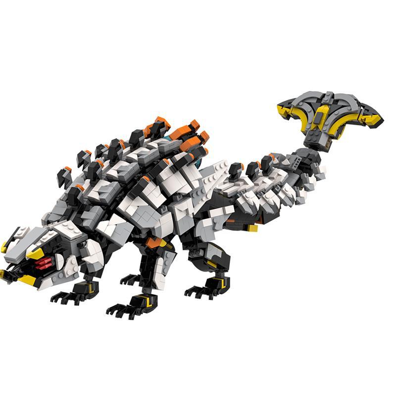 rollerback building set | horizon forbidden west | lego compatible - 5