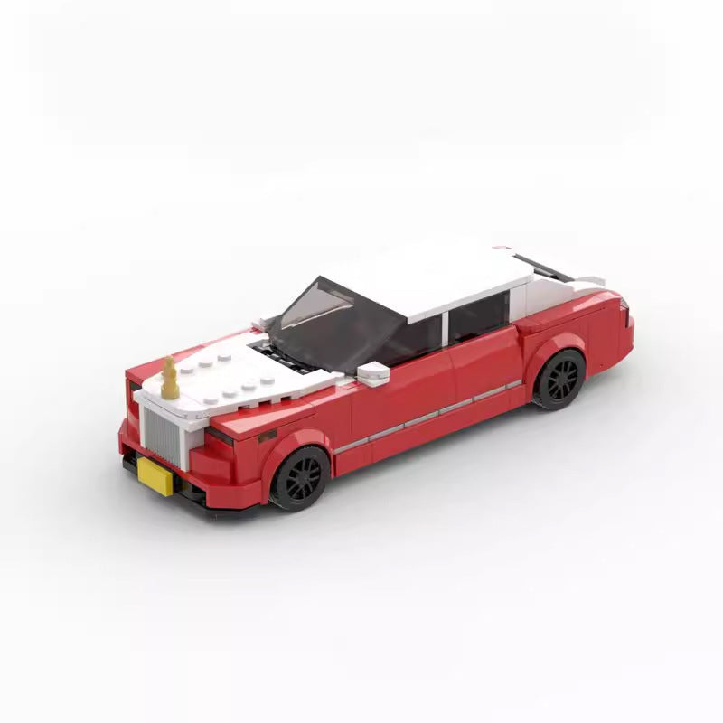 rolls-royce phantom moc building set | 443 pcs | lego compatible - 3