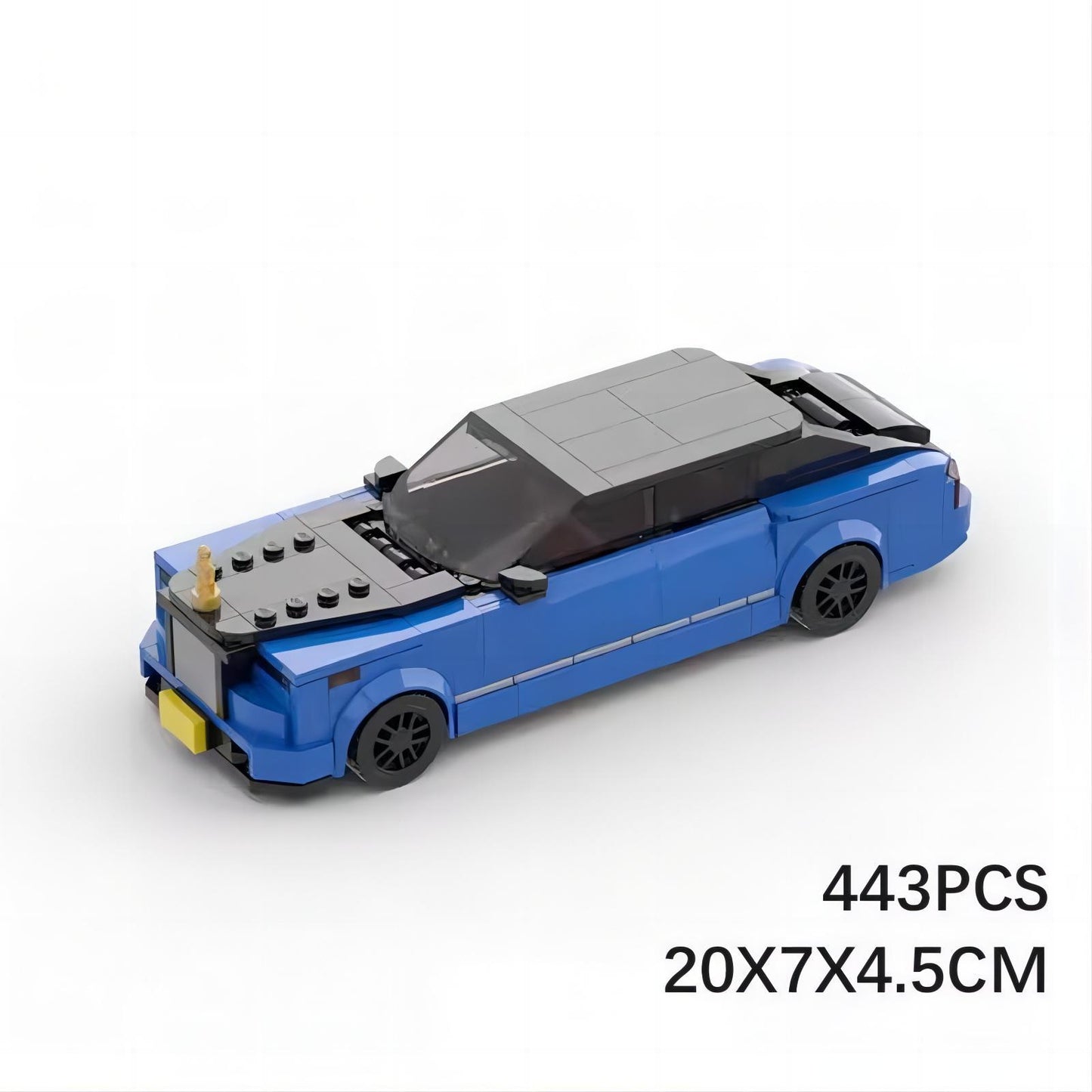 rolls-royce phantom moc building set | 443 pcs | lego compatible - 5