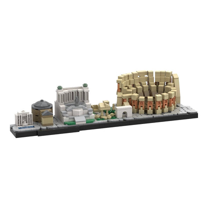 rome skyline building set | lego compatible - 2