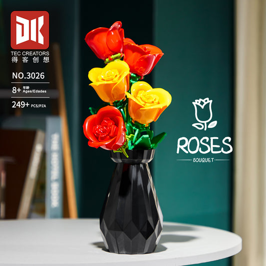 roses bouquet - 249 pcs | dk 3026 - 1