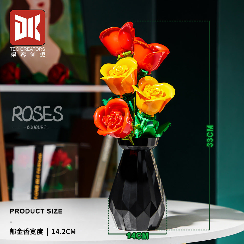 roses bouquet - 249 pcs | dk 3026 - 3