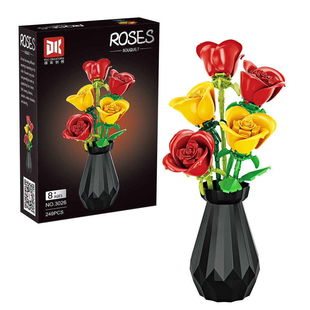 roses bouquet - 249 pcs | dk 3026 - 5