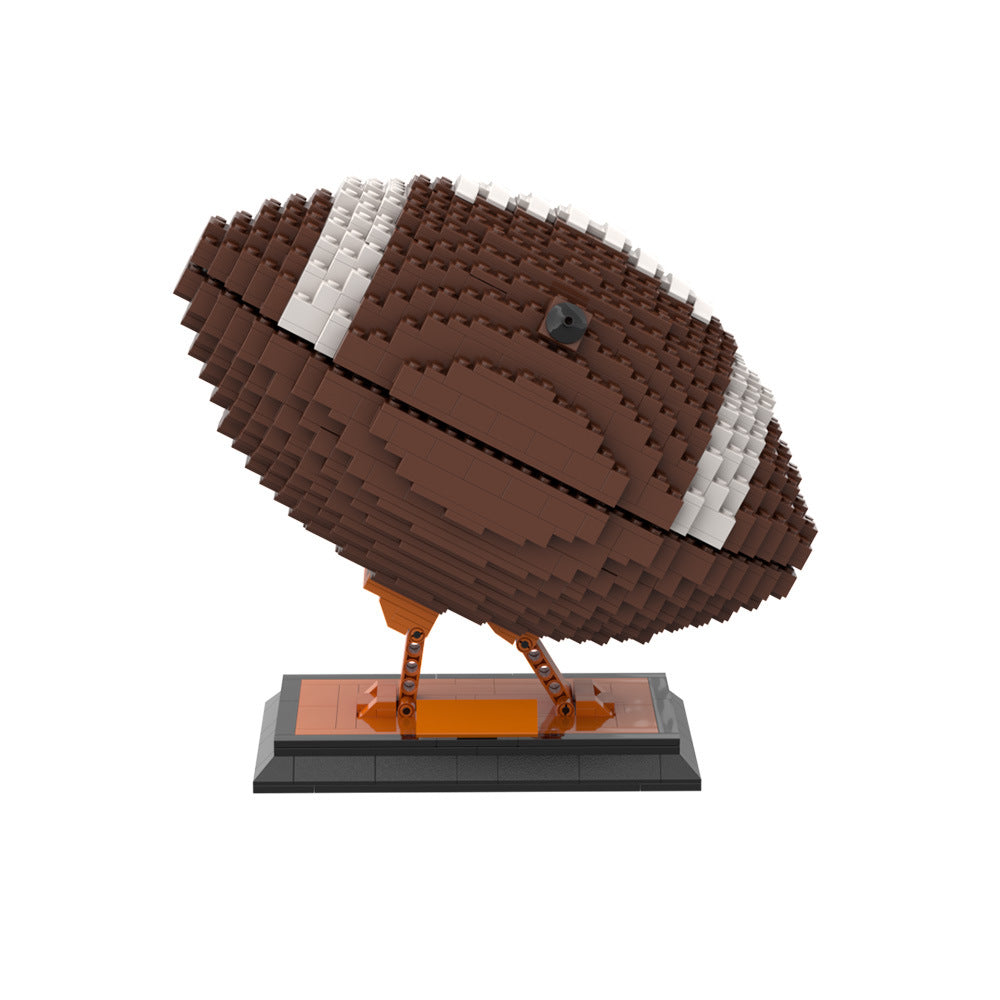 rudby super bowl building set | lego compatible - 3