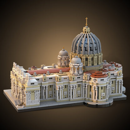 saint peter's basilica building set | 1:800 | moc-205664 - 1