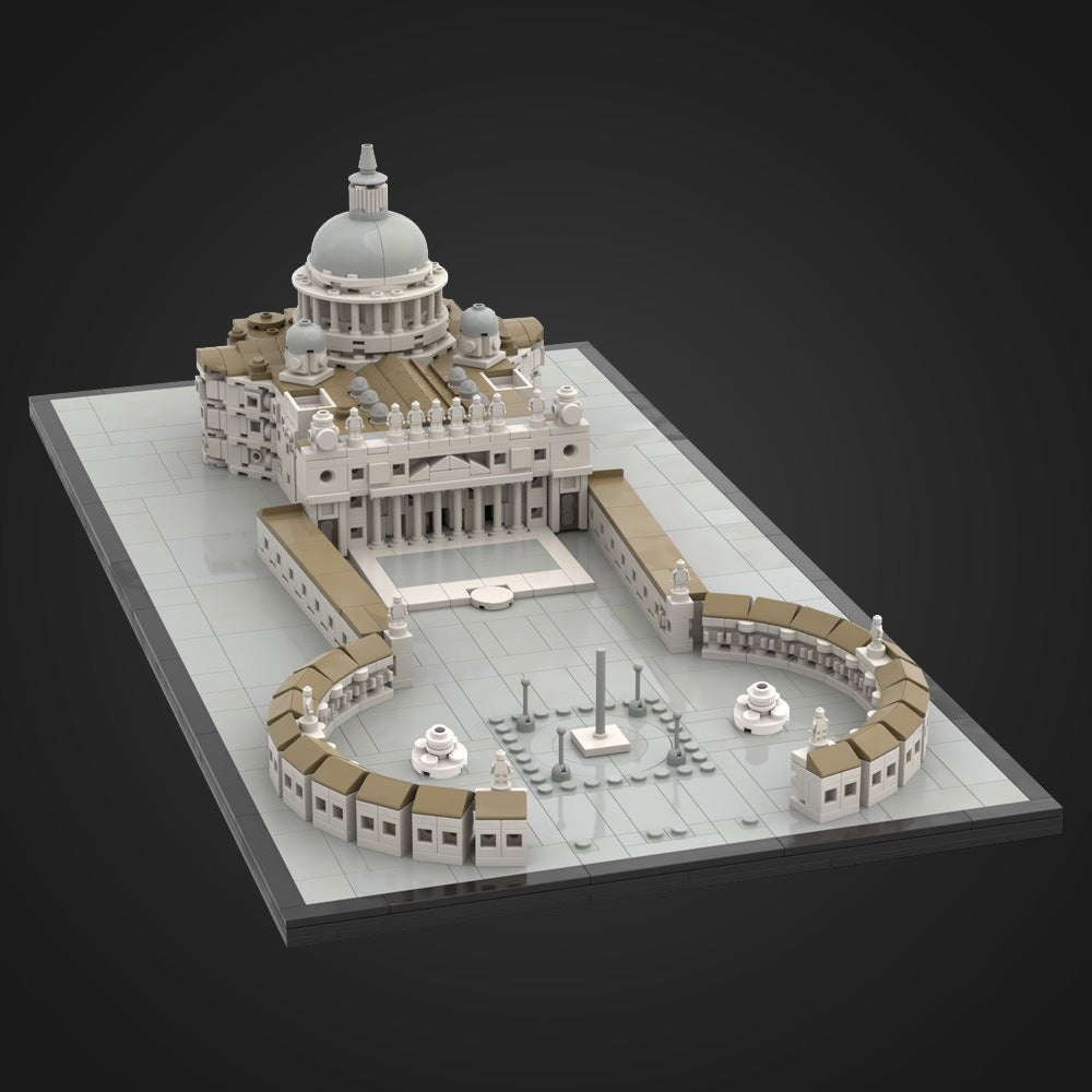 saint peter's basilica building set | lego compatible - 2