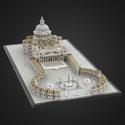 saint peter's basilica building set | lego compatible - 2