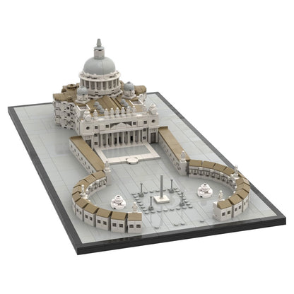 saint peter's basilica building set | lego compatible - 5